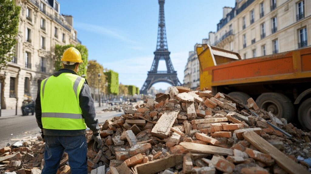 Evacuation des gravats a Paris : astuces et services pour des travaux sans tracas